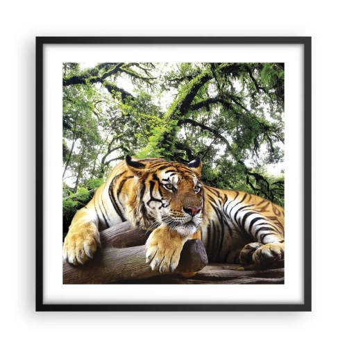 Affiche dans un cadre noir - Poster - Cordialement - 50x50 cm