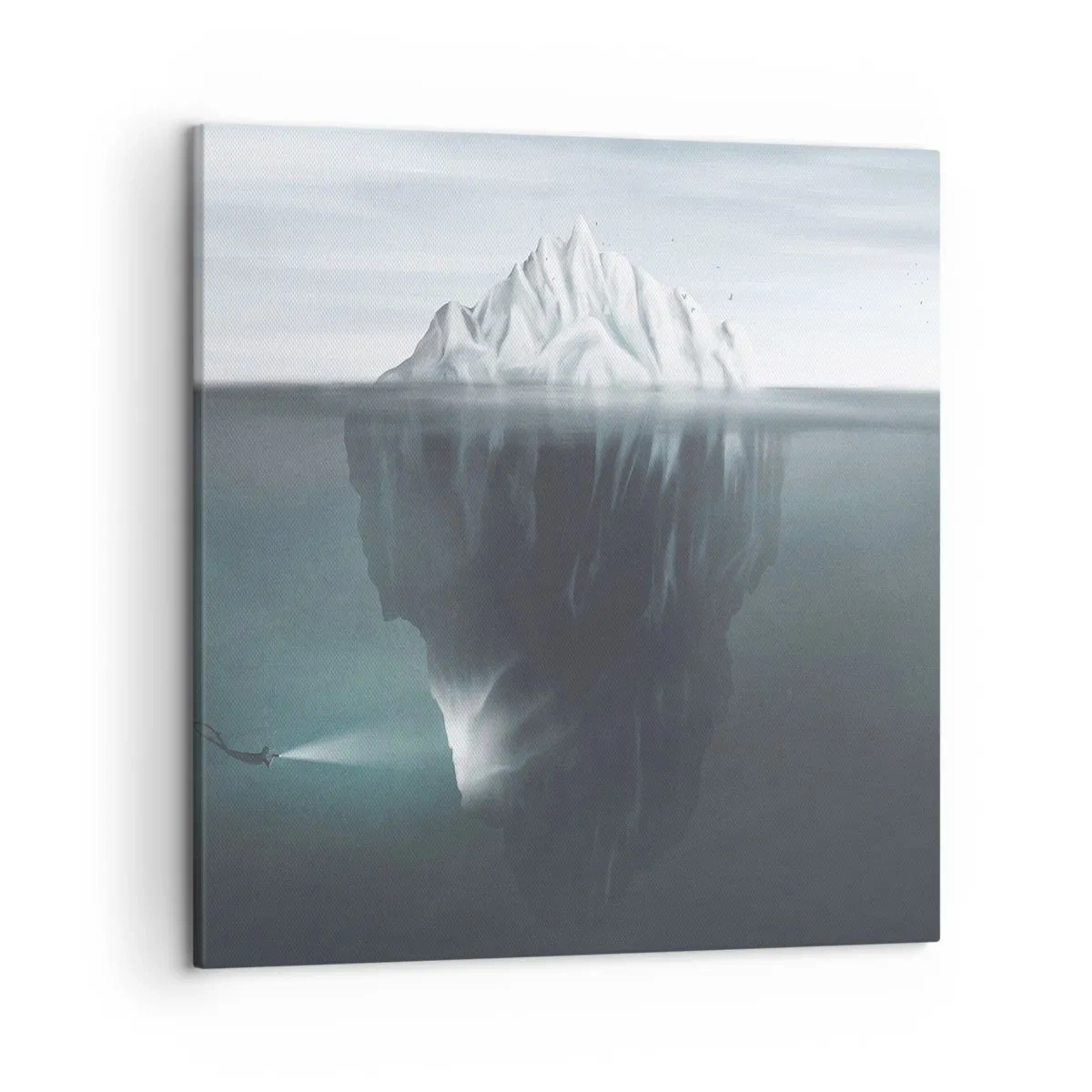 Impression sur toile - Image sur toile - Mystère sous-marin - 50x50 cm