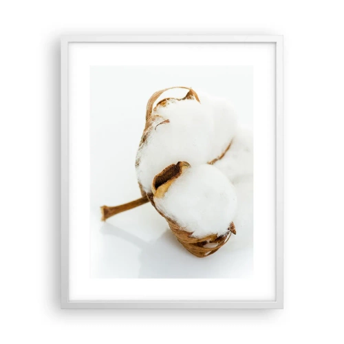 Affiche dans un cadre blanc - Poster - Doux par nature - 40x50 cm