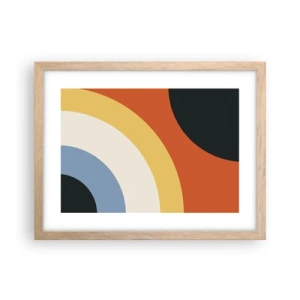 Affiche dans un chêne clair - Poster - Vers son soi - 40x30 cm