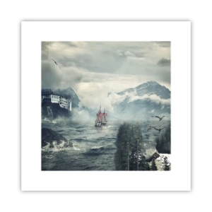 Affiche - Poster - Dans l'eau magique - 30x30 cm