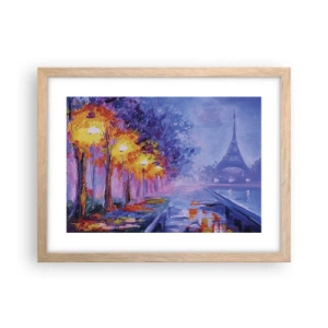 Affiche dans un chêne clair - Poster - Une ballade idéale - 40x30 cm