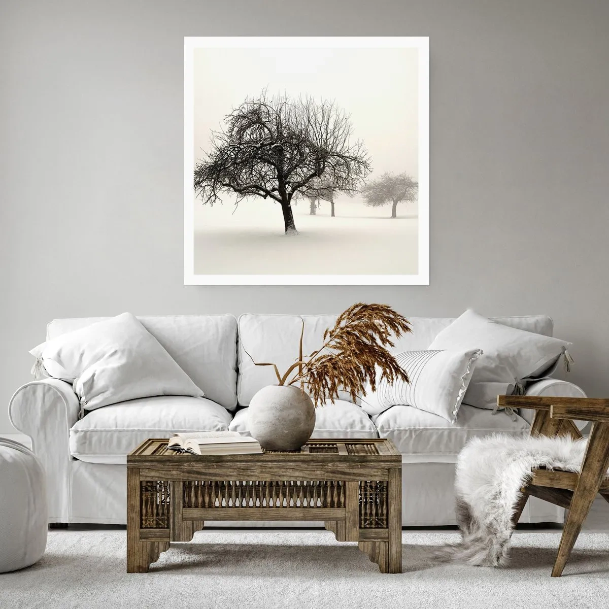 Affiche - Poster - Un rêve hivernal - 40x40 cm