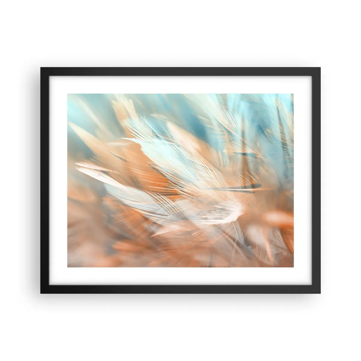 Affiche dans un cadre noir - Poster - Au pays de la douceur - 50x40 cm