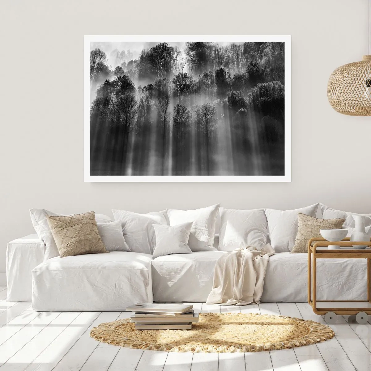 Affiche - Poster - Dans les flots de lumière - 70x50 cm