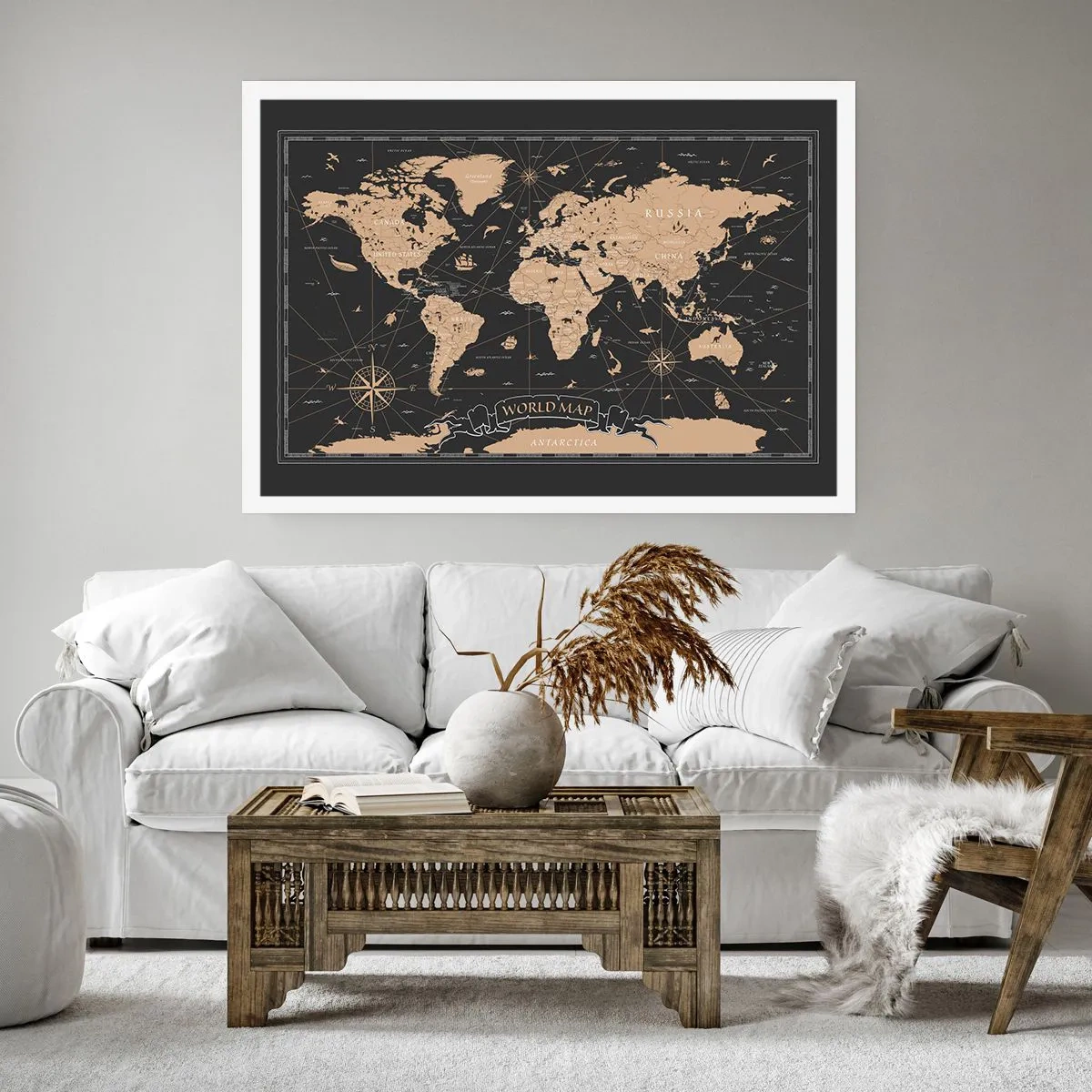 Affiche - Poster - Les limites de mon monde - 91x61 cm