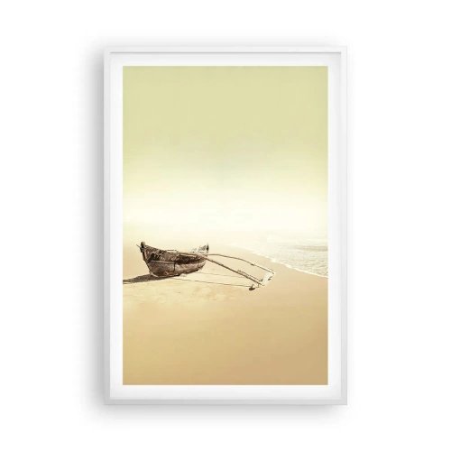 Affiche dans un cadre blanc - Poster - Mémoire des mers du sud - 61x91 cm