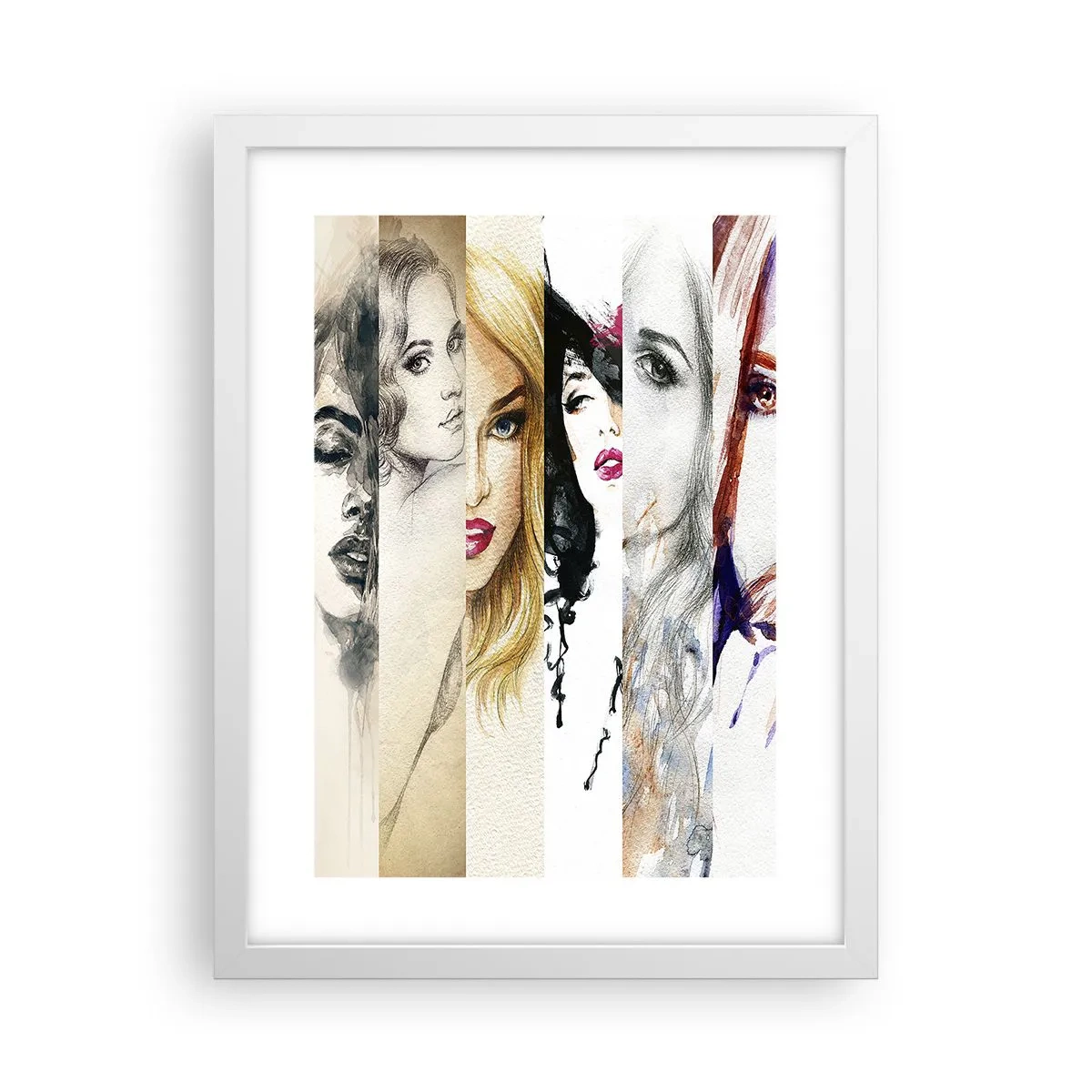 Affiche dans un cadre blanc - Poster - Et c'est toujours TOI - 30x40 cm