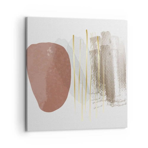Impression sur toile - Image sur toile - Colonnade abstraite - 50x50 cm