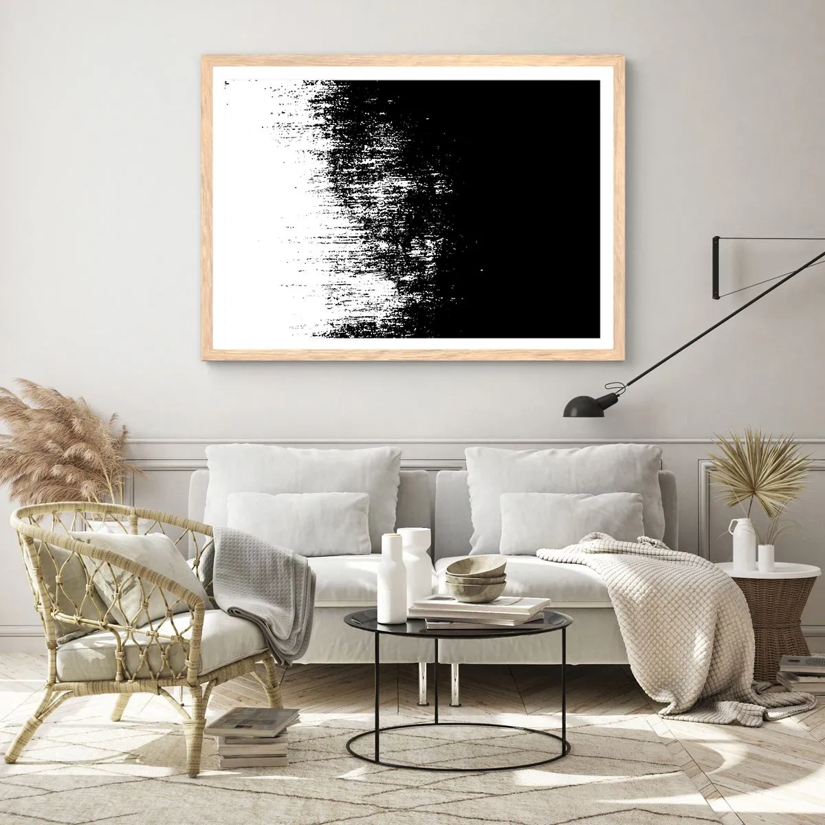 Affiche dans un chêne clair - Poster - Et le gagnant est ... - 50x40 cm