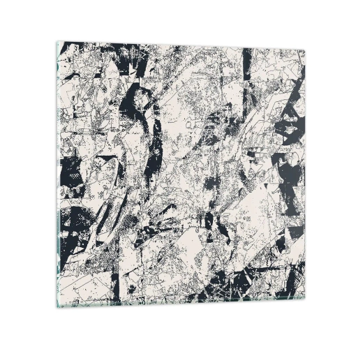 Impression sur verre - Image sur verre - Interpénétration des contraires - 30x30 cm