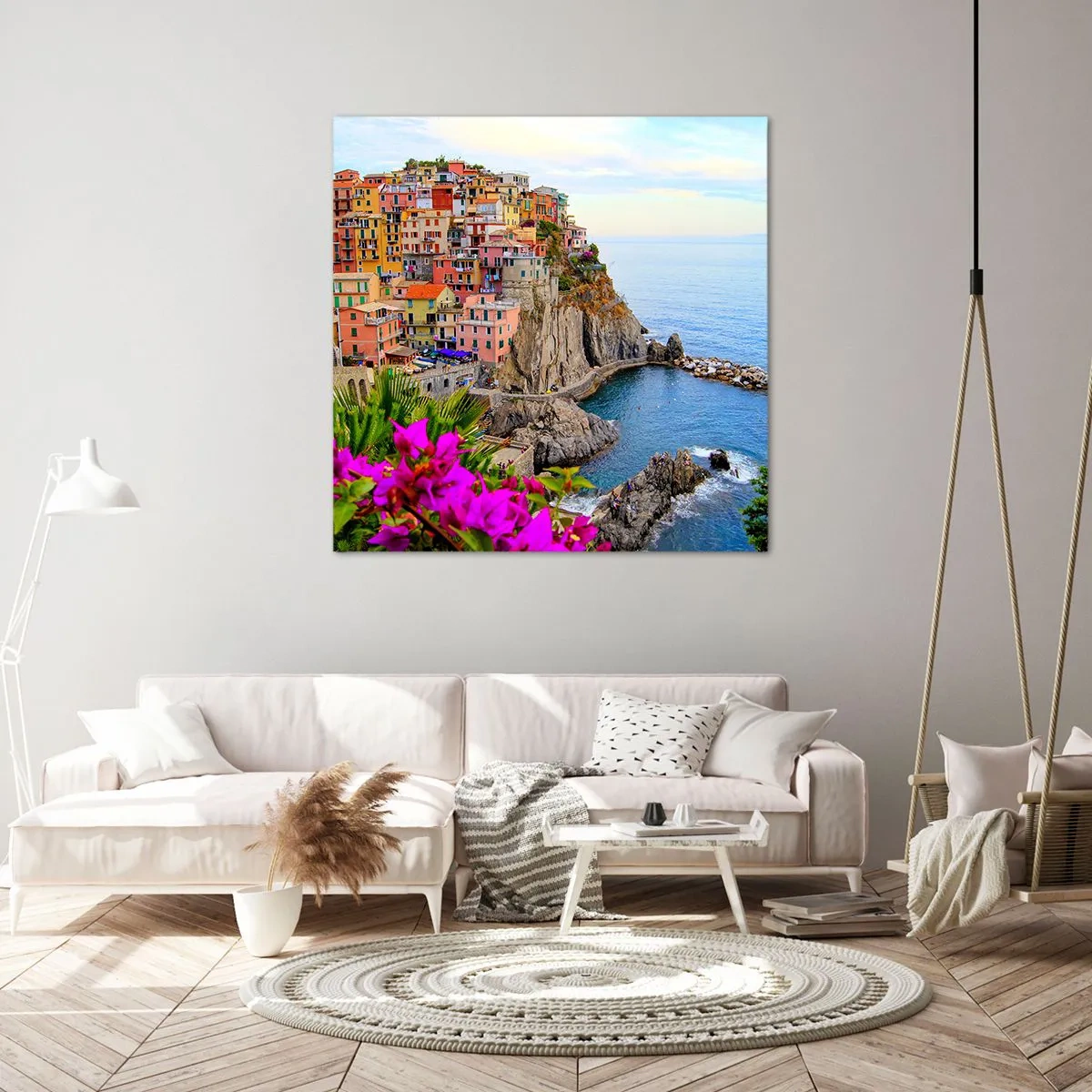 Impression sur toile - Image sur toile - La ville qui rit - 70x70 cm