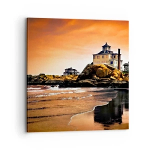 Impression sur toile - Image sur toile - L'élégance de la côte ouest - 70x70 cm