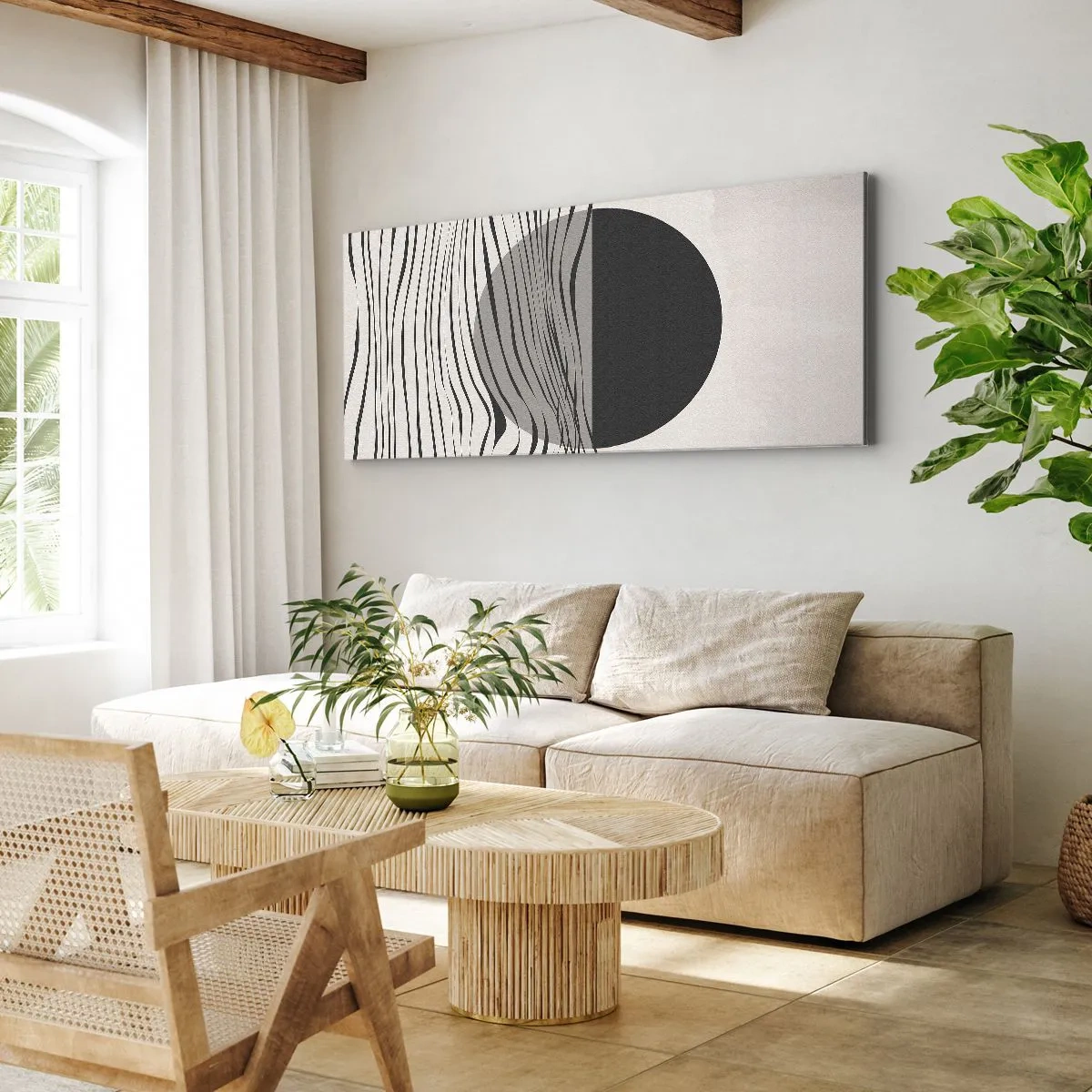 Impression sur toile - Image sur toile - Demi composition - 100x40 cm