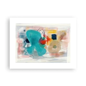 Affiche - Poster - Jeu de couleurs - 40x30 cm