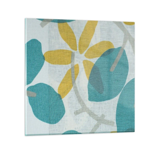 Impression sur verre - Image sur verre - Wśród lazurowych liści - 30x30 cm