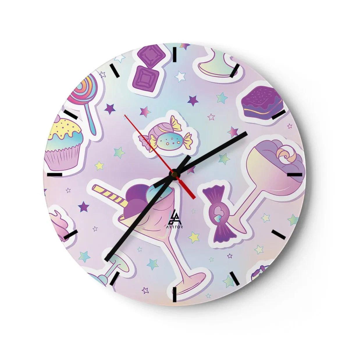 Horloge murale - Pendule murale - Pour que tous les jours soit un anniversaire - 40x40 cm
