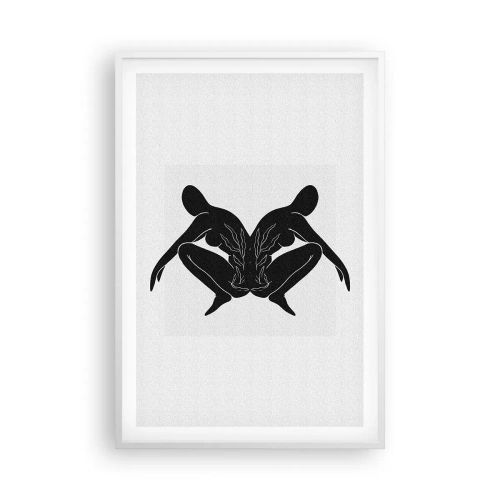 Affiche dans un cadre blanc - Poster - Une âme commune - 61x91 cm