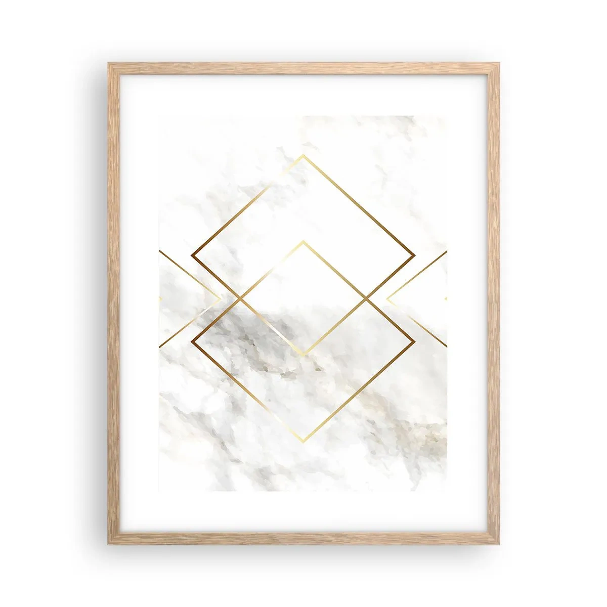 Affiche dans un chêne clair - Poster - Vue à l'infini - 40x50 cm