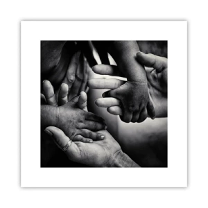Affiche - Poster - Être humain - 30x30 cm