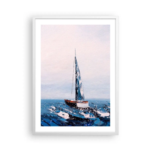 Affiche dans un cadre blanc - Poster - Confrérie du vent - 50x70 cm