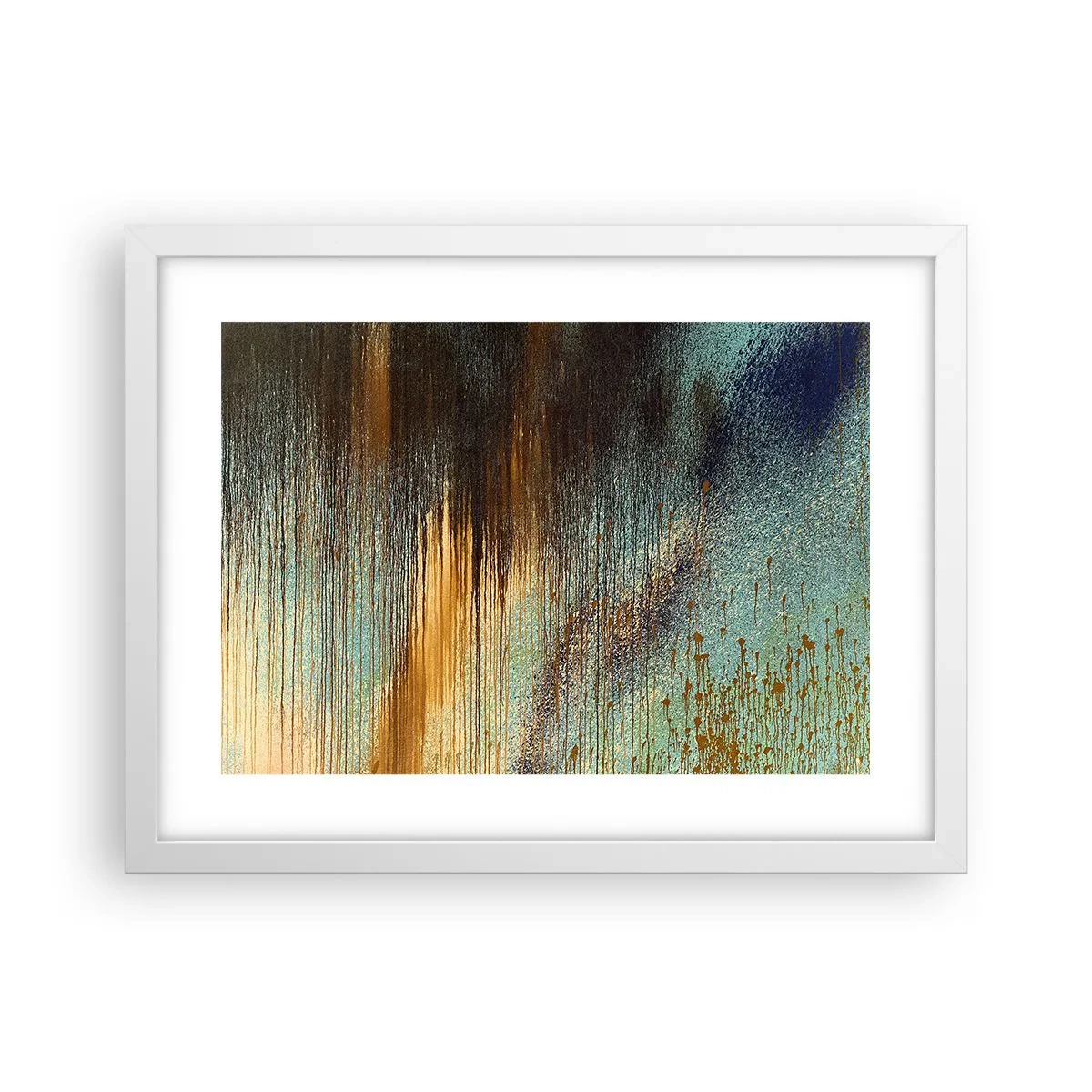 Affiche dans un cadre blanc - Poster - Une composition de couleirs non fortuite - 40x30 cm