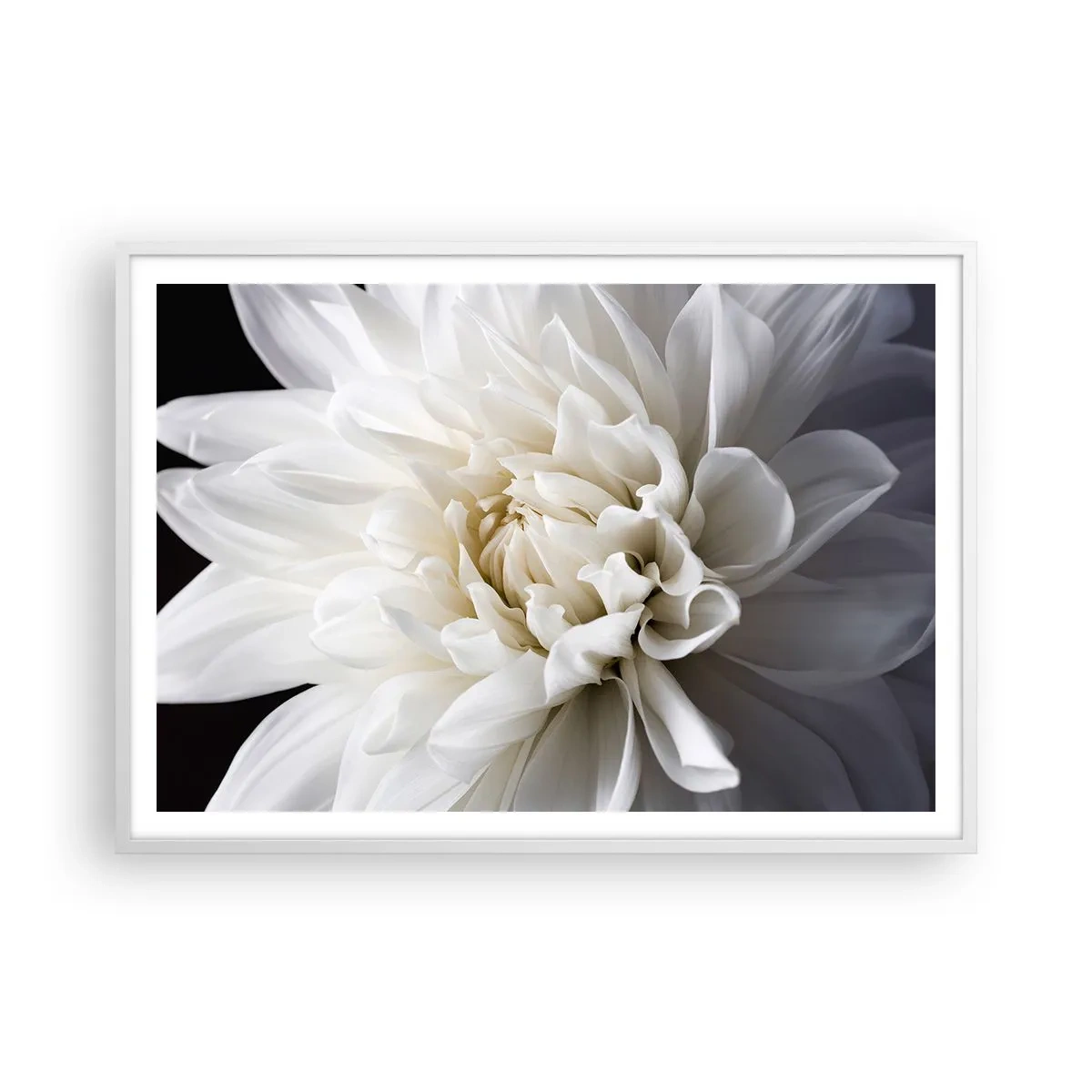 Affiche dans un cadre blanc - Poster - Le matin de la jeune mariéé - 100x70 cm