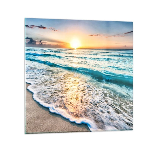 Impression sur verre - Image sur verre - Une vue qui en vaut la peine - 50x50 cm