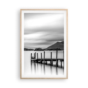 Affiche dans un chêne clair - Poster - Douceur et force - 61x91 cm