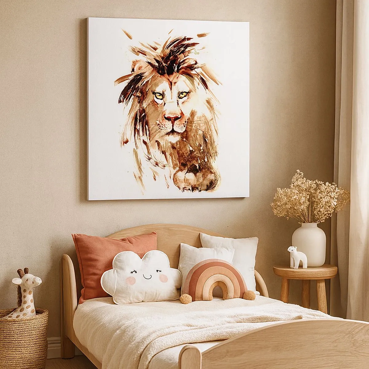 Impression sur toile - Image sur toile - Force et dignité - 30x30 cm