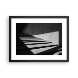 Affiche dans un cadre noir - Poster - La beauté brute du modernisme - 40x30 cm