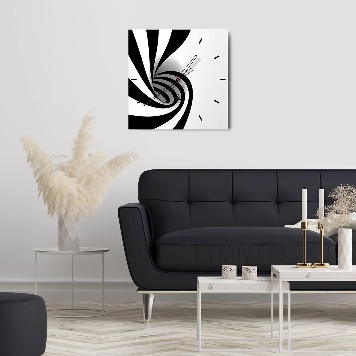 Horloge murale - Pendule murale - Et pourtant ça tourne - 40x40 cm