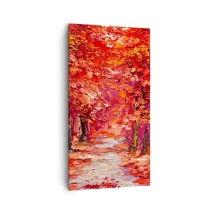Impression sur toile - Image sur toile - Impression d'automne - 55x100 cm