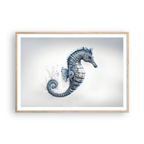 Affiche dans un chêne clair - Poster - Une subtile plaisanterie de la nature - 100x70 cm