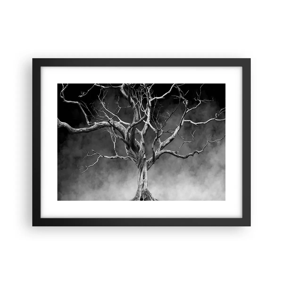 Affiche dans un cadre noir - Poster - Primordial et sacré - 40x30 cm