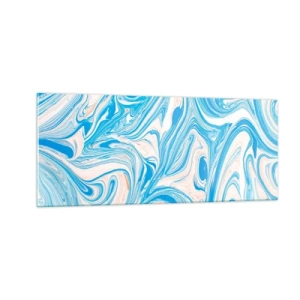 Impression sur verre - Image sur verre - Bassin turquoise - 100x40 cm