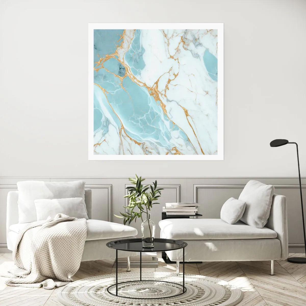 Affiche - Poster - Richesse en pierre - 30x30 cm