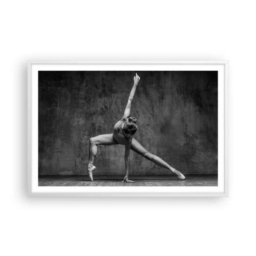 Affiche dans un cadre blanc - Poster - Balance idéale - 91x61 cm