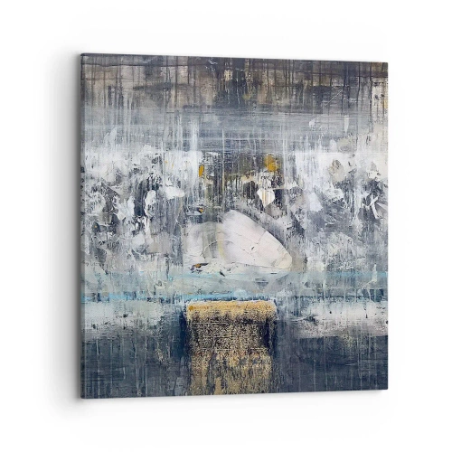 Impression sur toile - Image sur toile - Comme sur la glace, comme après décembre - 70x70 cm