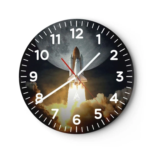 Horloge murale - Pendule murale - Le début d'une aventure surnaturelle - 40x40 cm