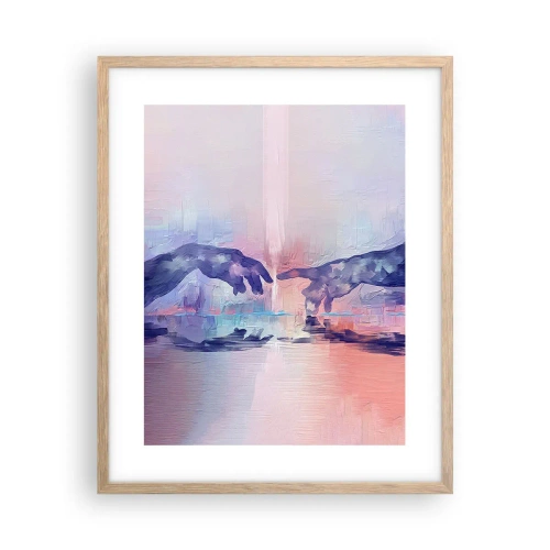 Affiche dans un chêne clair - Poster - Divine étincelle de vie - 40x50 cm