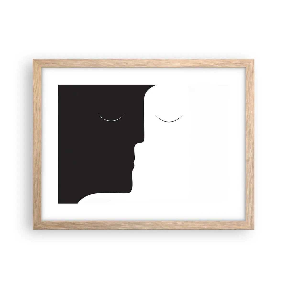 Affiche dans un chêne clair - Poster - Unité des contraires - 40x30 cm