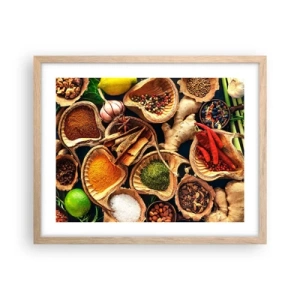 Affiche dans un chêne clair - Poster - Prends ce que tu veux - 50x40 cm