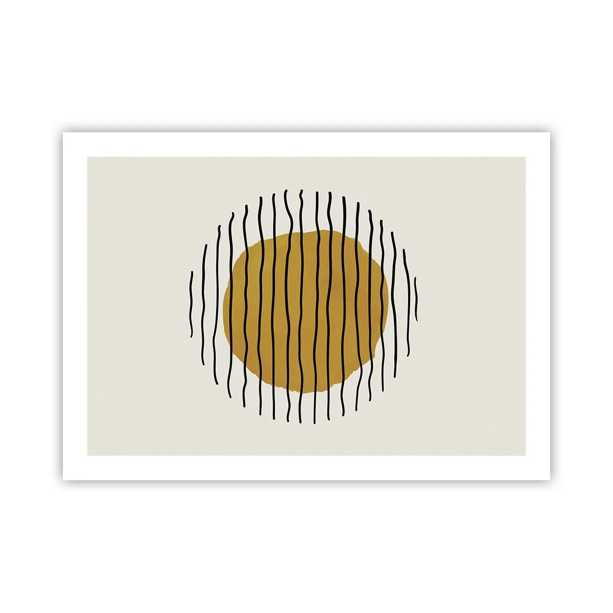 Affiche - Poster - Abstraction tremblante de chaleur - 70x50 cm