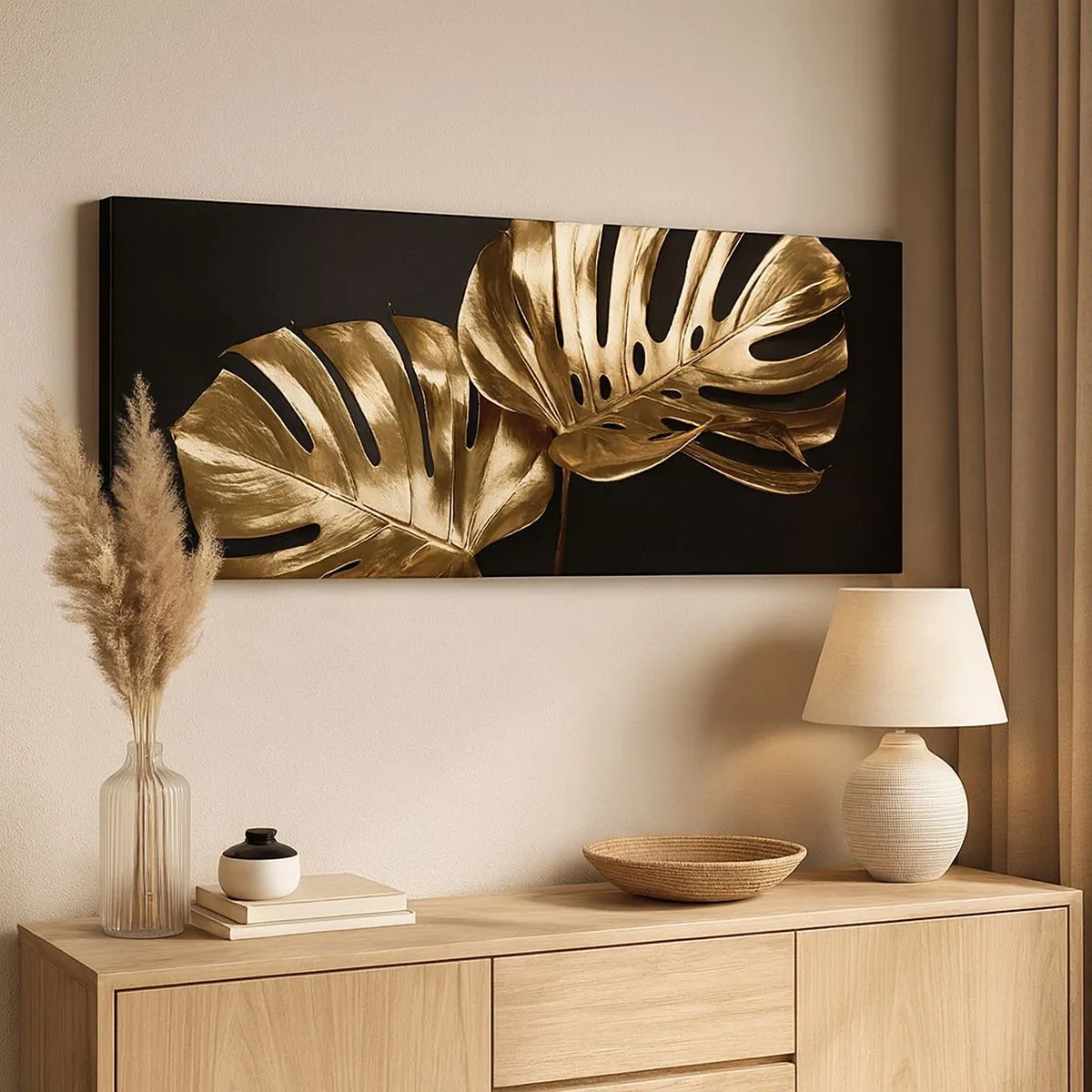 Impression sur toile - Image sur toile - Les trésors de la nature - 100x40 cm