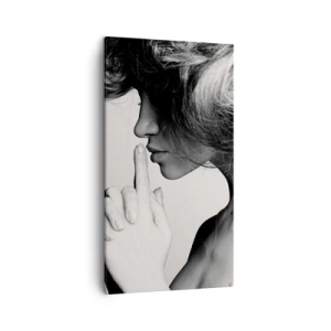 Impression sur toile - Image sur toile - A l'écoute d'elle-même - 45x80 cm