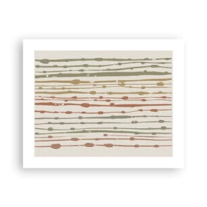 Affiche - Poster - Notation musicale des couleurs - 50x40 cm