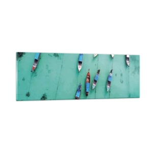 Impression sur verre - Image sur verre - Dans une attente jouyeuse - 90x30 cm