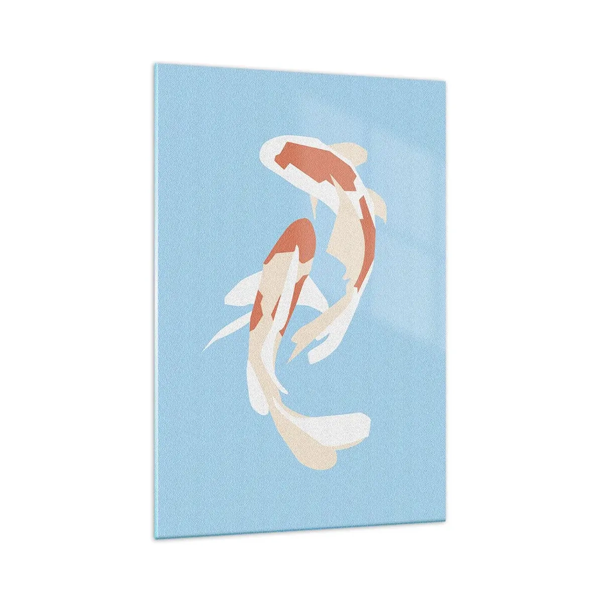 Impression sur verre - Image sur verre - Natation synchronisée spontanée - 70x100 cm