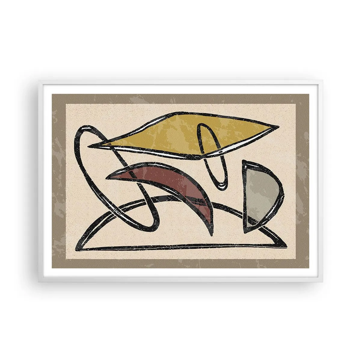 Affiche dans un cadre blanc - Poster - Verticales et horizontales - 100x70 cm